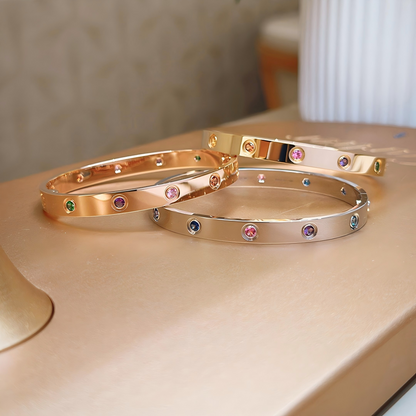 [⭐Aura] 2026 RAINBOW LOVE BRACELET 6.1MM  10 DIAMONDS