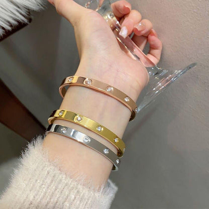 [⭐Aura] 2026 RAINBOW LOVE BRACELET 6.1MM  10 DIAMONDS
