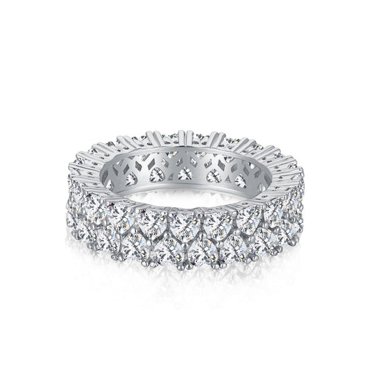 [Aura Jewelry]Sparkling Full Heart Ring
