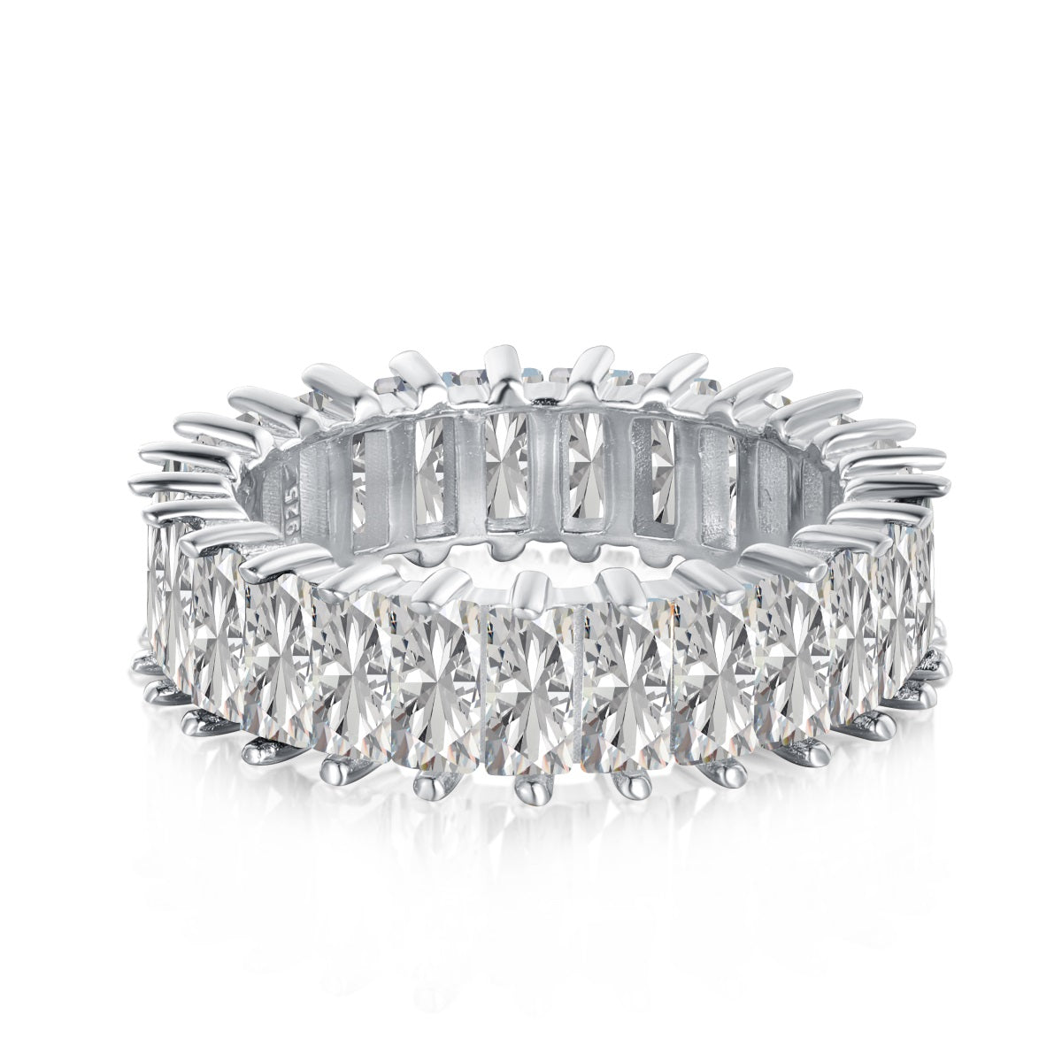 [Aura Jewelry]Unique Colorful Radiant Cut RIng