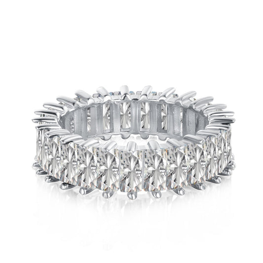 [Aura Jewelry]Unique Colorful Radiant Cut RIng