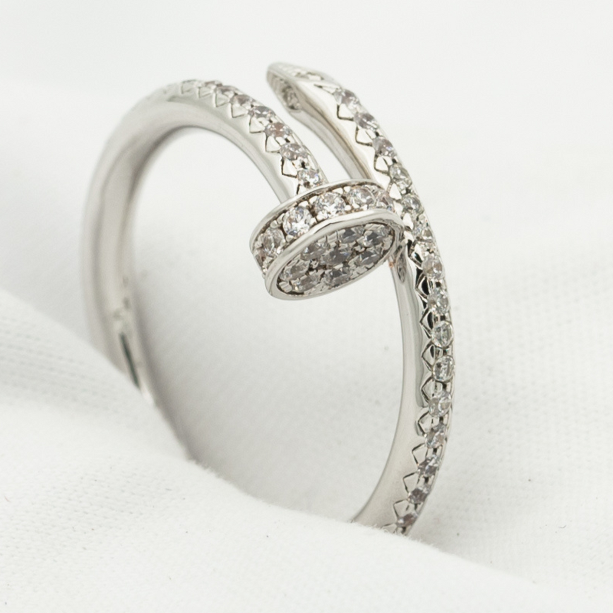 [⭐Aura]JUSTE RING 1.8MM SILVER DIAMONDS