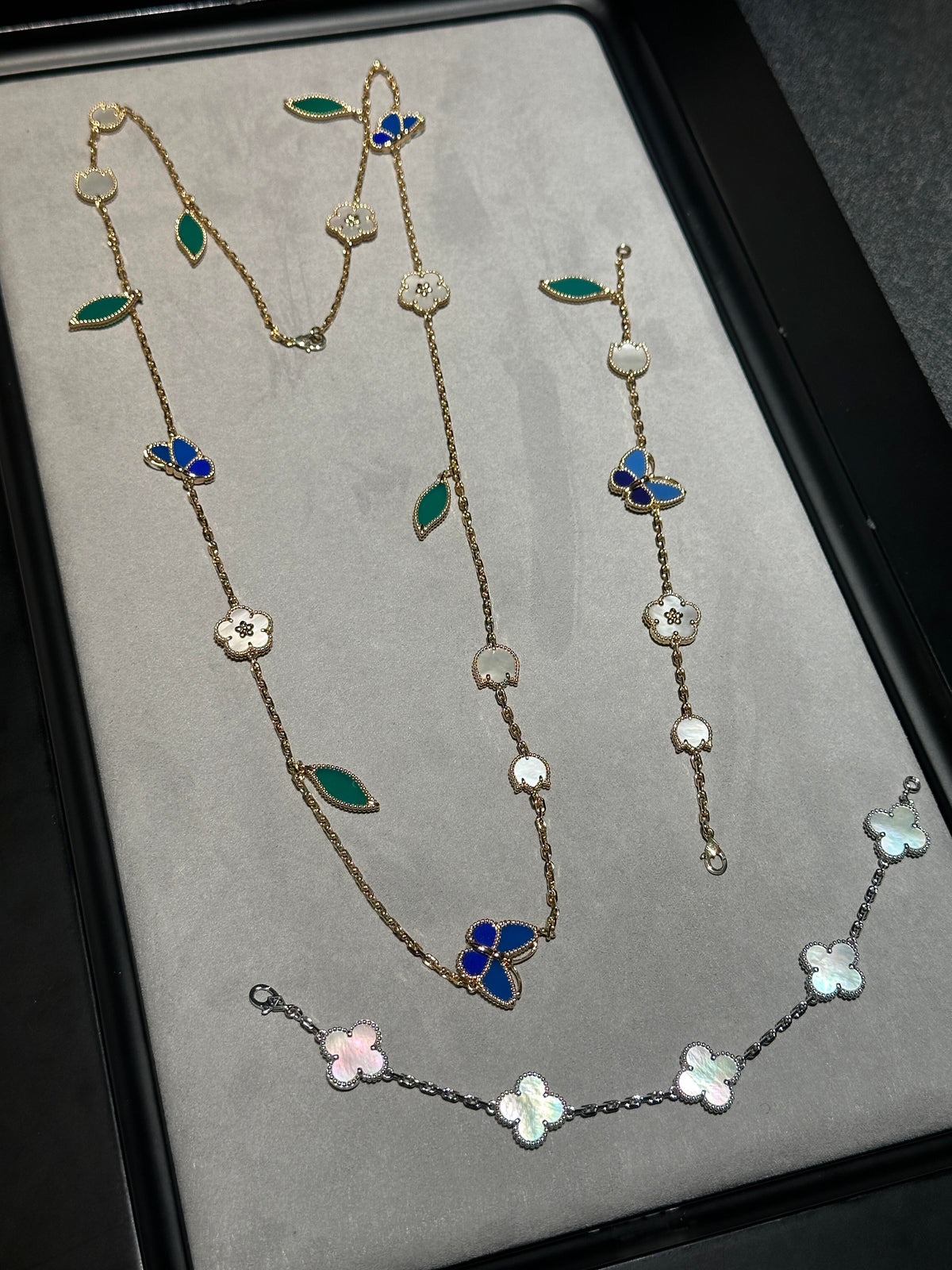 [⭐Aura] 26 NEW CLOVER 15 MOTIFS LUCKY NECKLACE