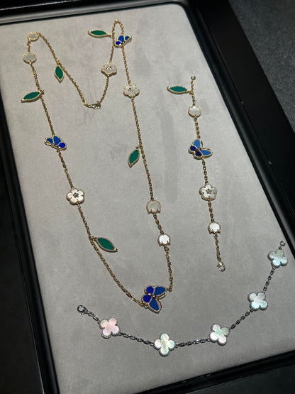 [⭐Aura] 26 NEW CLOVER 15 MOTIFS LUCKY NECKLACE