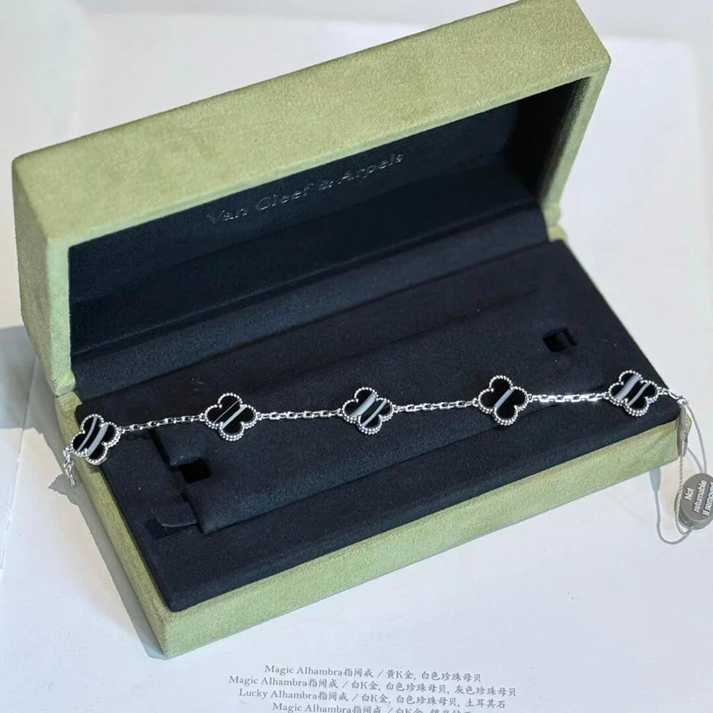 [⭐Aura] CLOVER 5 MOTIF PULSAR STONE BRACELET COLLECTION
