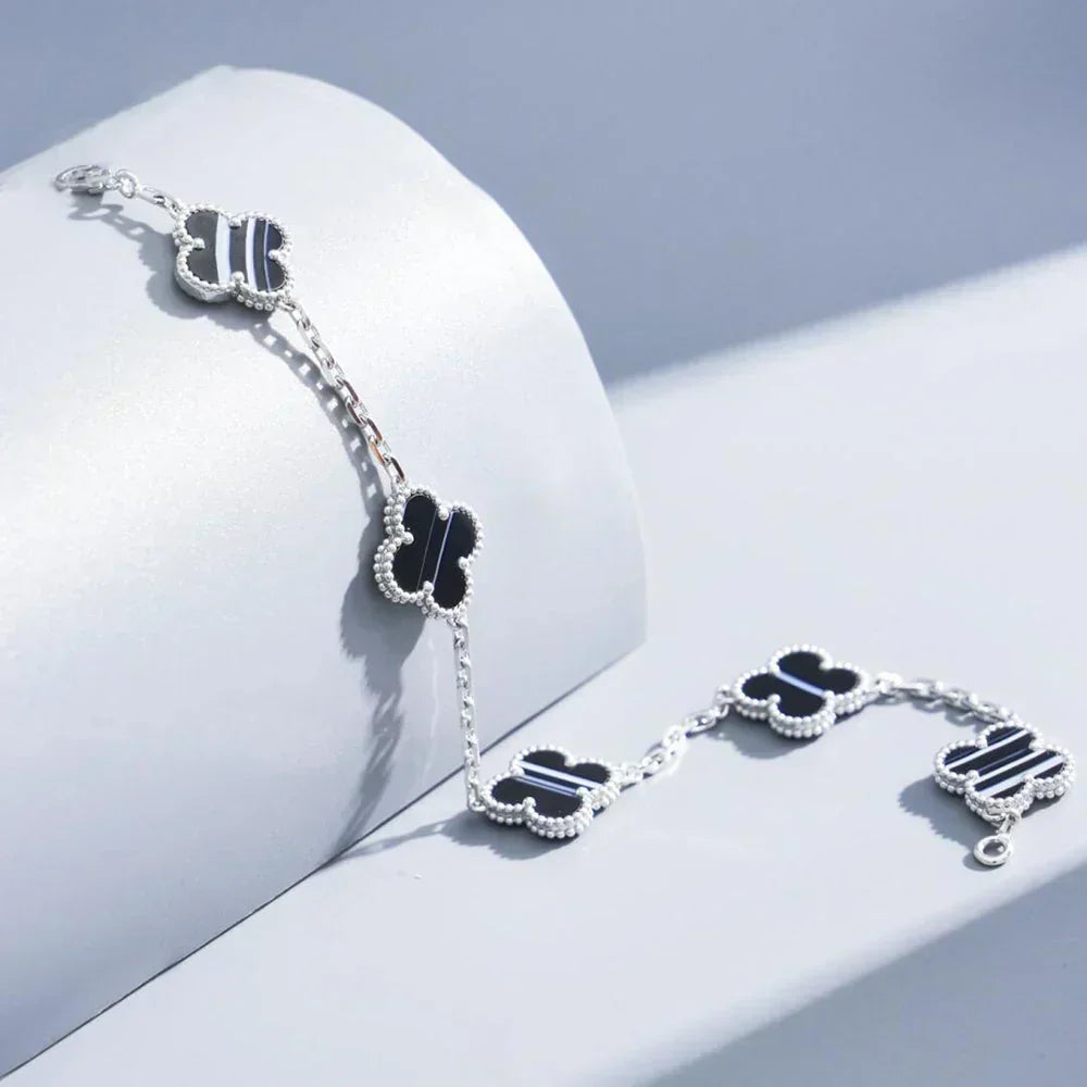 [⭐Aura] CLOVER 5 MOTIF PULSAR STONE BRACELET COLLECTION