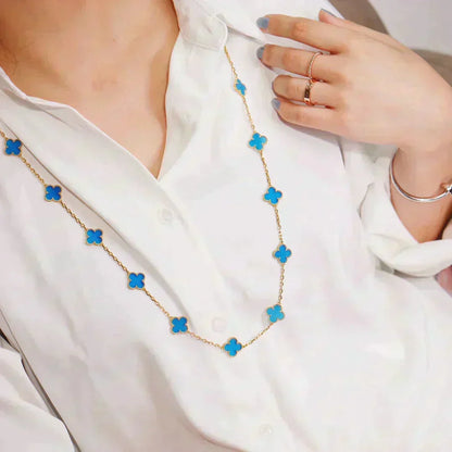 [⭐Aura]CLOVER 20 MOTIFS TURQUOISE GOLD