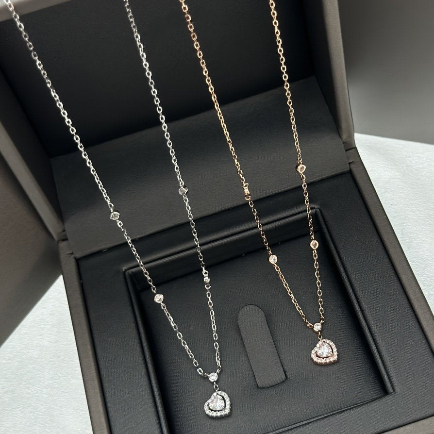 [⭐Aura]JOY HEART DIAMOND NECKLACE
