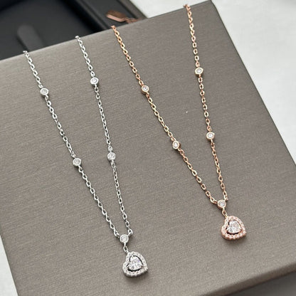 [⭐Aura]JOY HEART DIAMOND NECKLACE