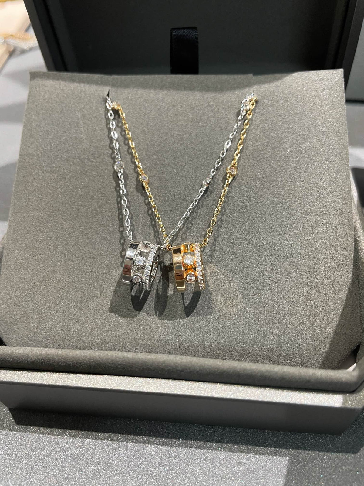 [⭐Aura]CHAIN MOVE ROMANE PEDAND NECKLACE