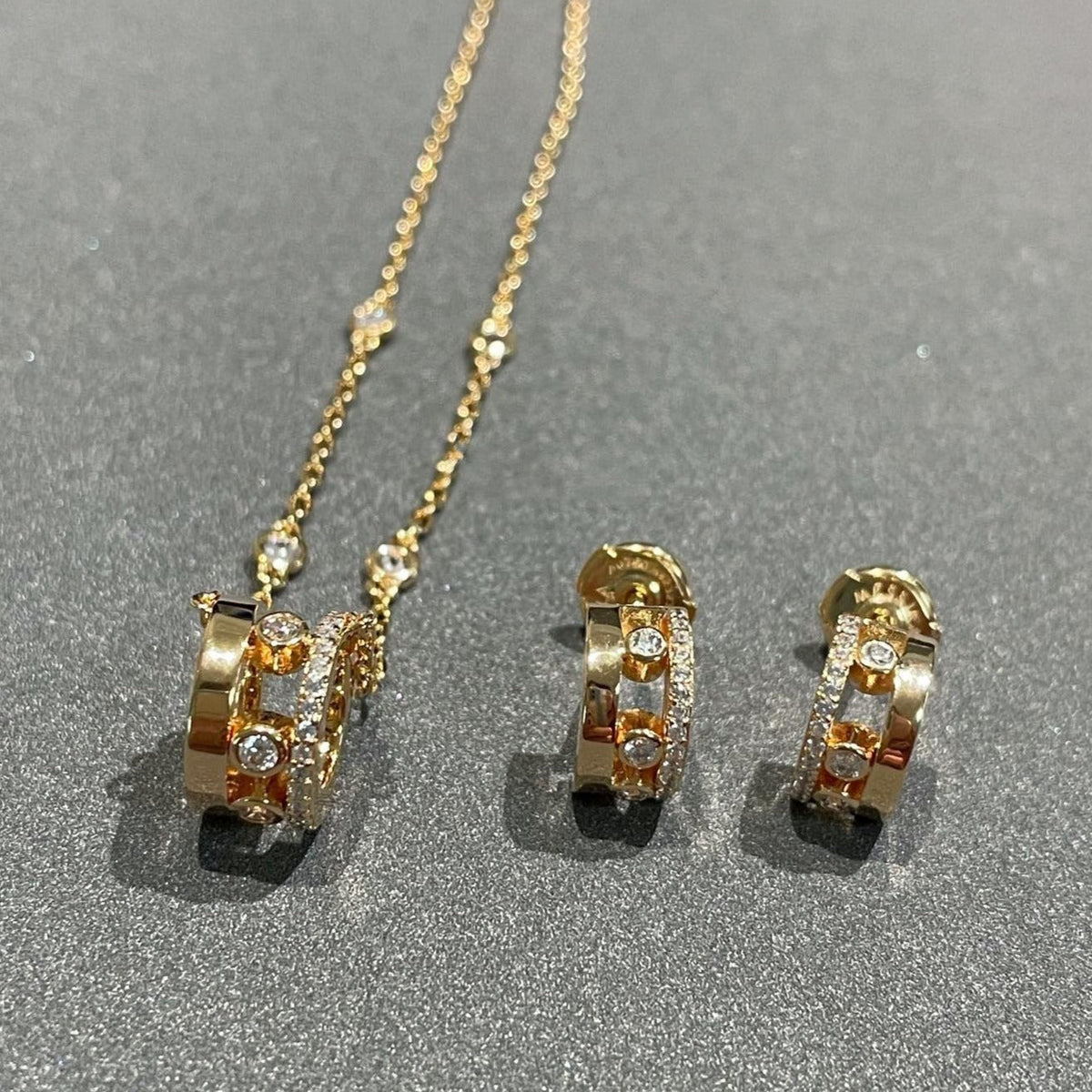 [⭐Aura]CHAIN MOVE ROMANE PEDAND NECKLACE