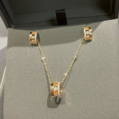 [⭐Aura]CHAIN MOVE ROMANE PEDAND NECKLACE