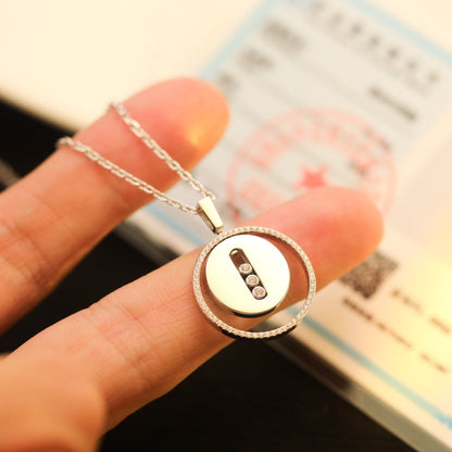 [⭐Aura]Demo MOVE MM SILVER DIAMOND NECKLACE