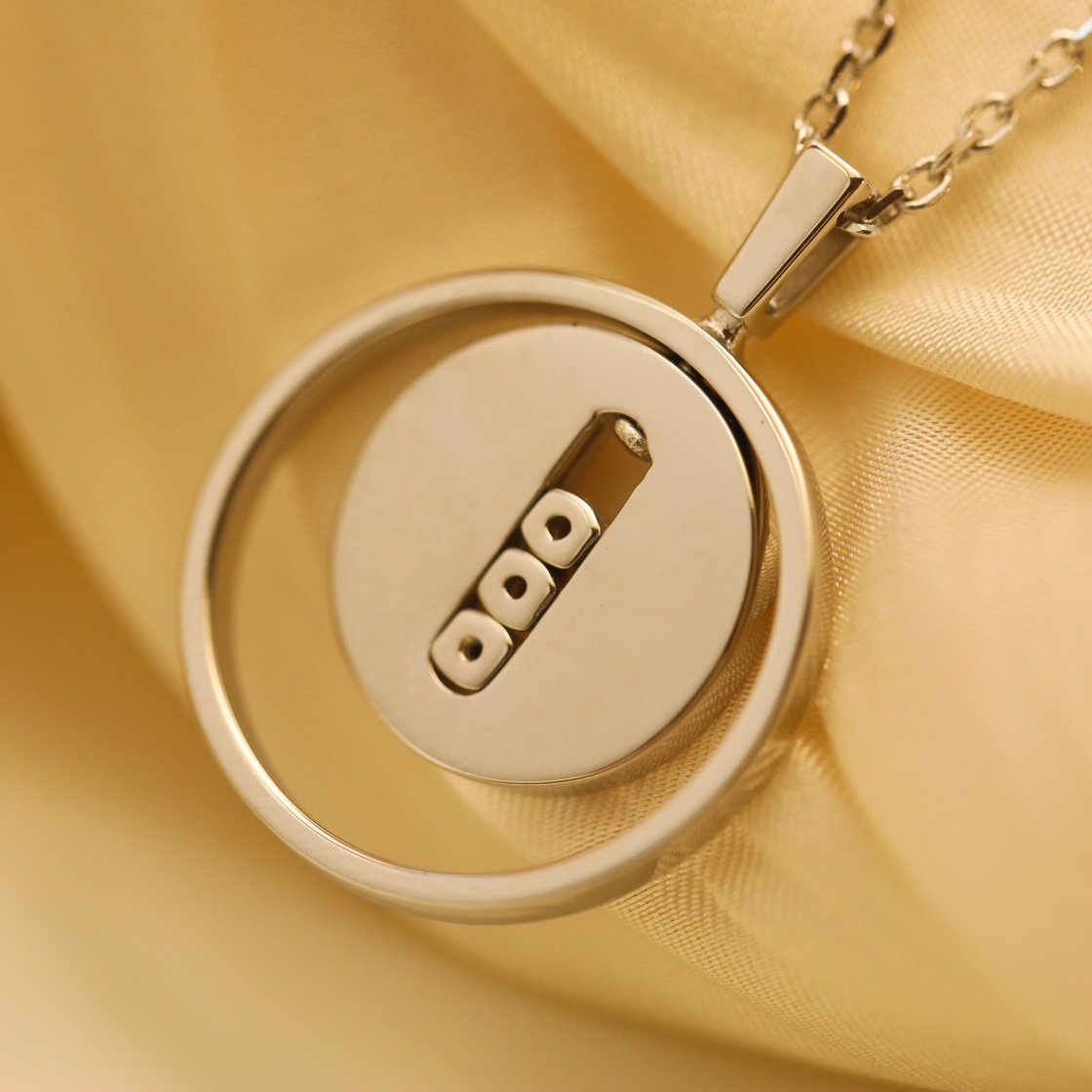 [⭐Aura]Demo MOVE MM SILVER DIAMOND NECKLACE