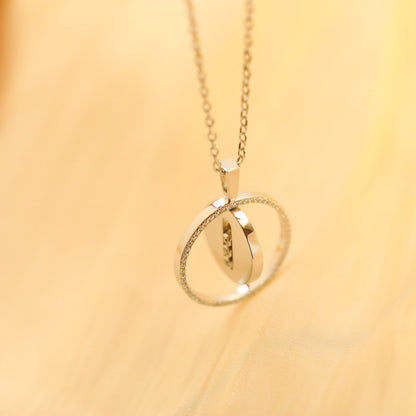 [⭐Aura]Demo MOVE MM SILVER DIAMOND NECKLACE