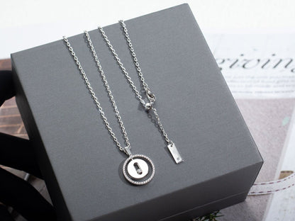 [⭐Aura]Demo MOVE PM NECKLACE SILVER DIAMOND