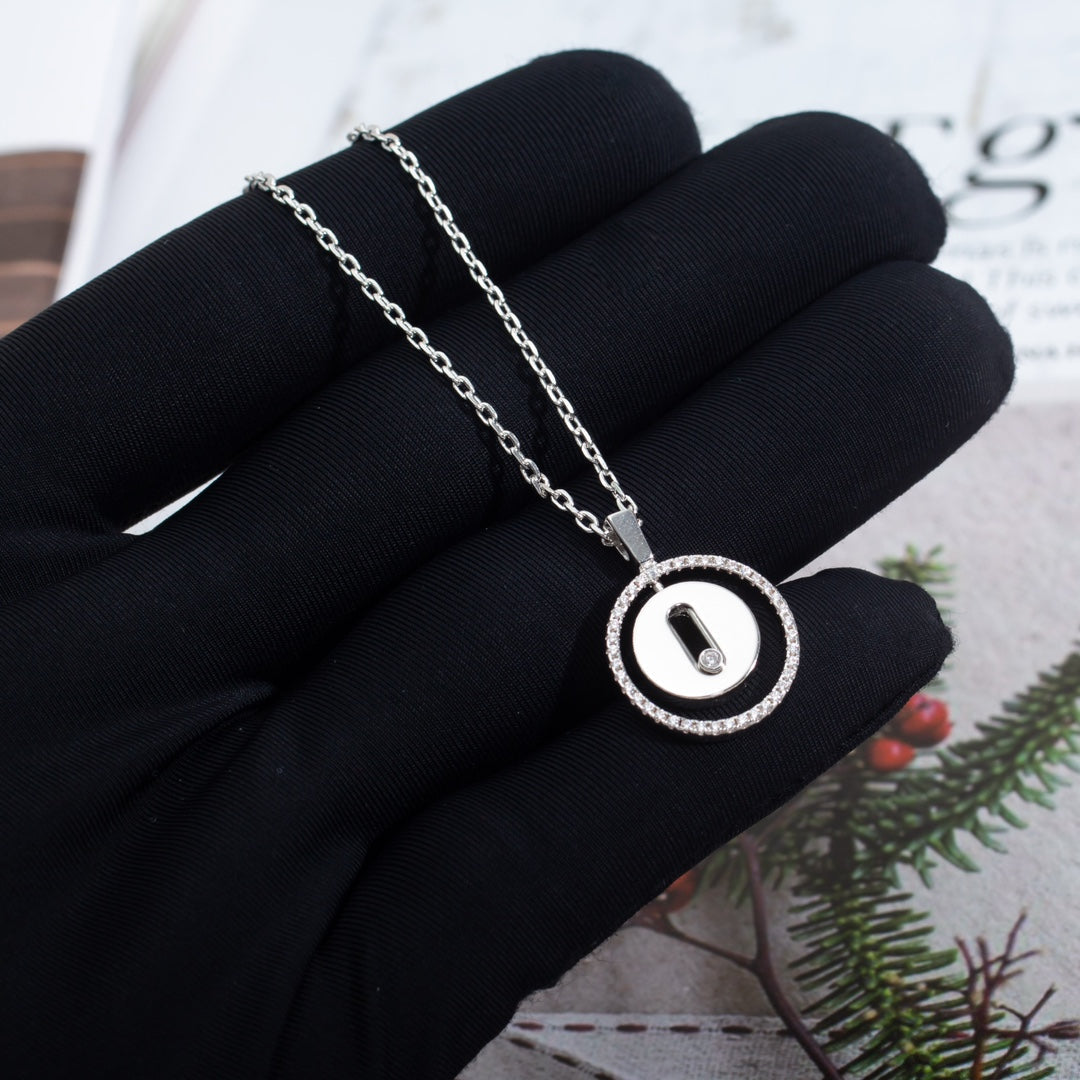[⭐Aura]Demo MOVE PM NECKLACE SILVER DIAMOND
