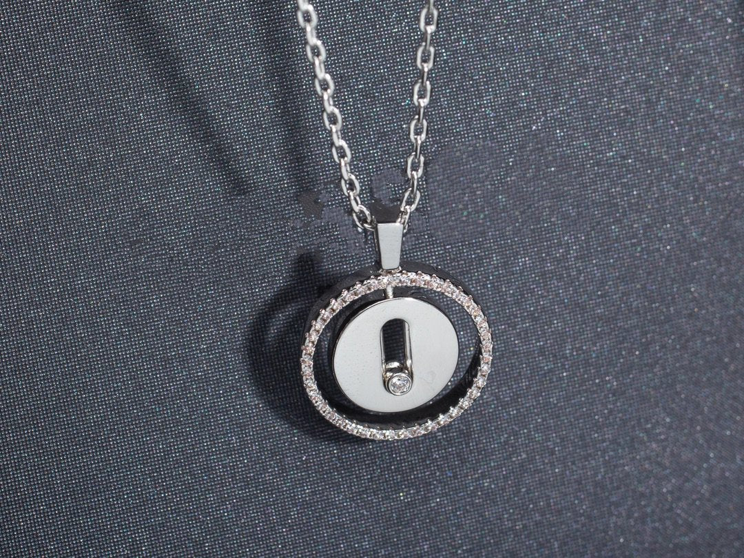 [⭐Aura]Demo MOVE PM NECKLACE SILVER DIAMOND