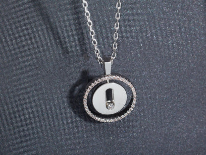 [⭐Aura]Demo MOVE PM NECKLACE SILVER DIAMOND