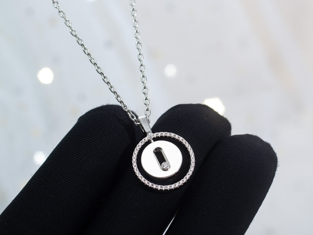 [⭐Aura]Demo MOVE PM NECKLACE SILVER DIAMOND