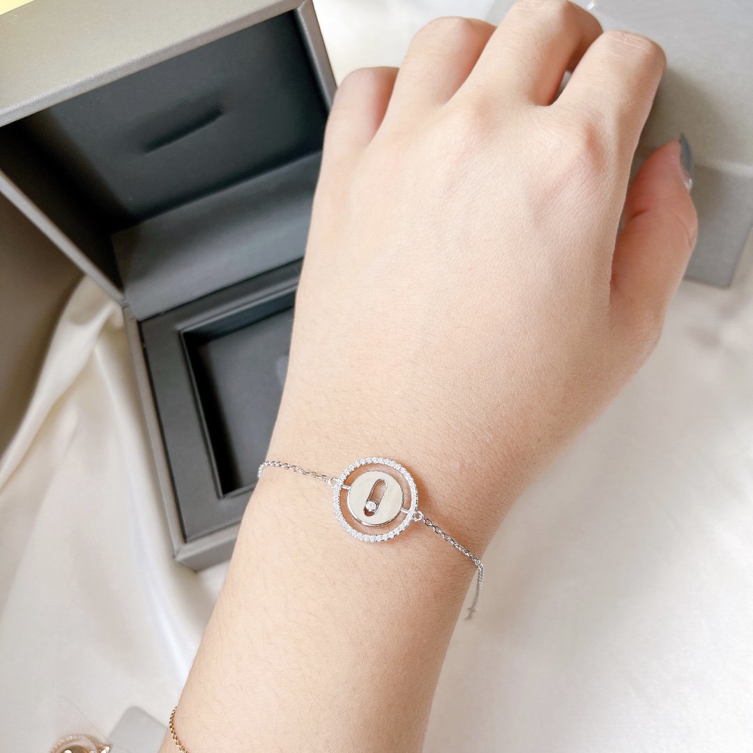 [⭐Aura]Demo MOVE PAVED DIAMOND BRACELET