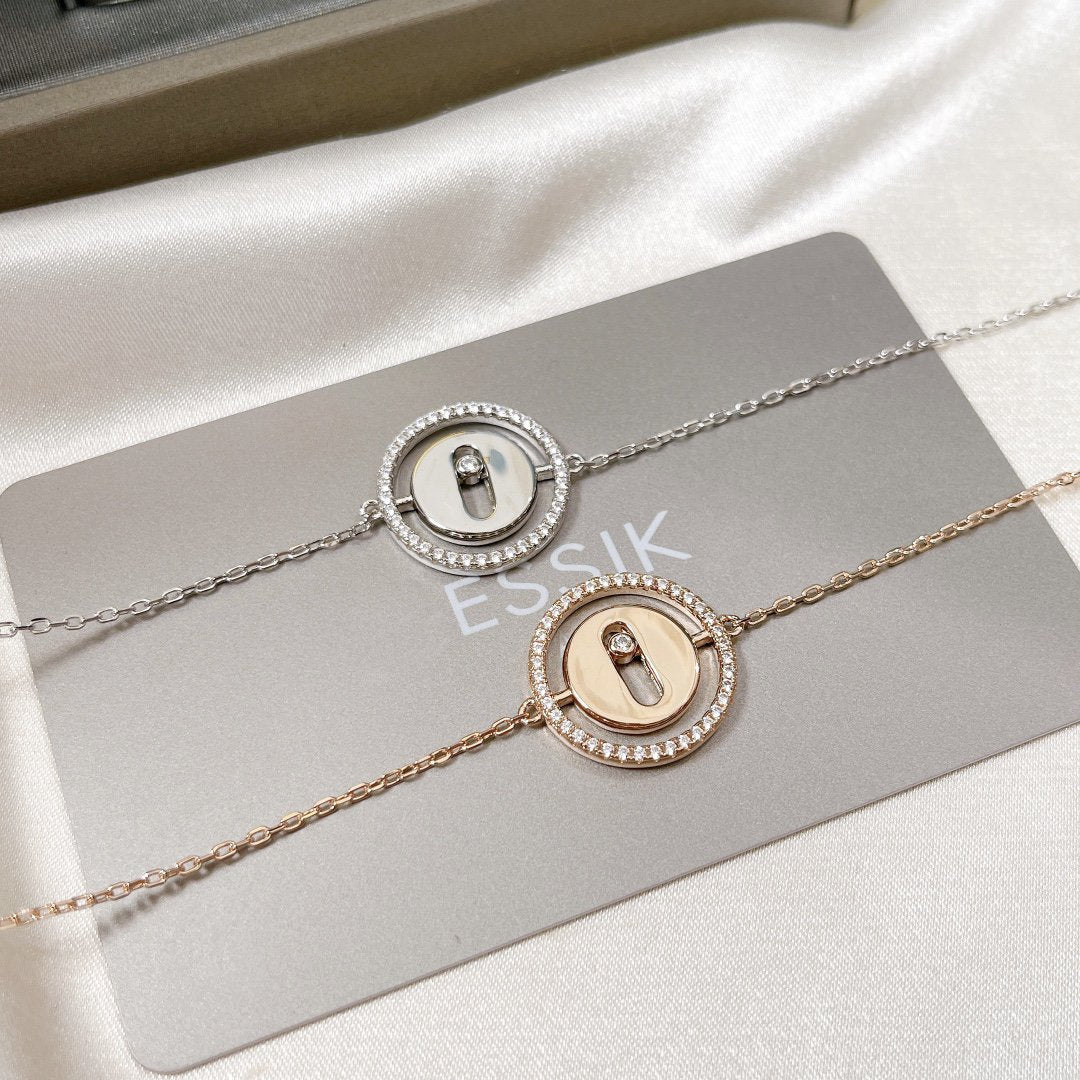 [⭐Aura]Demo MOVE PAVED DIAMOND BRACELET