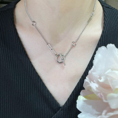 [⭐Aura]HM STERLING CHAINE D'ANCRE HEART