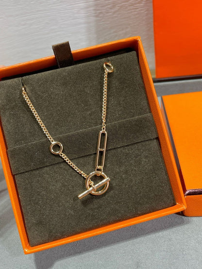 [⭐Aura]HM STERLING CHAINE D'ANCRE HEART