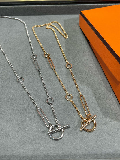 [⭐Aura]HM STERLING CHAINE D'ANCRE HEART