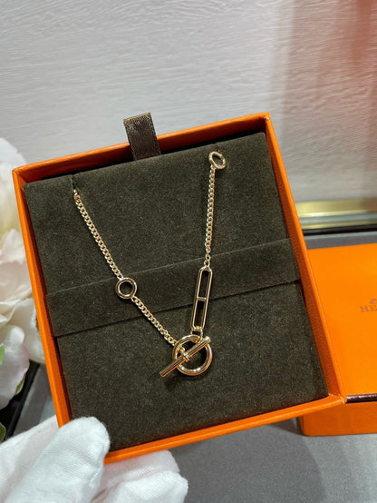 [⭐Aura]HM STERLING CHAINE D'ANCRE HEART
