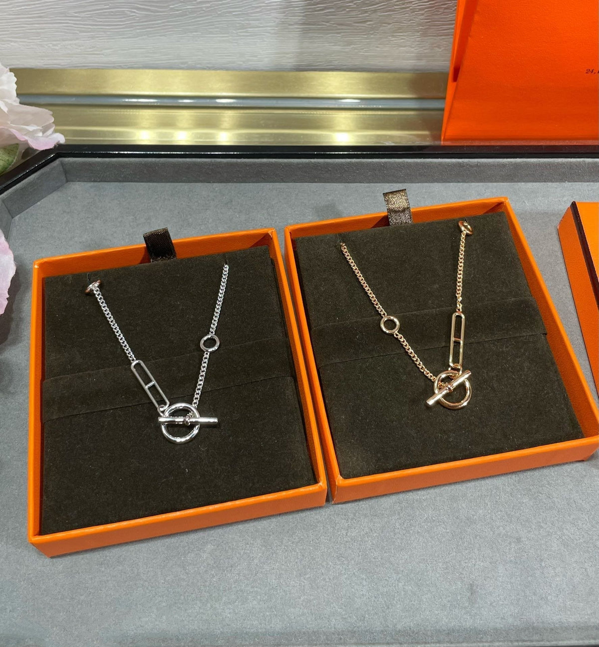 [⭐Aura]HM STERLING CHAINE D'ANCRE HEART