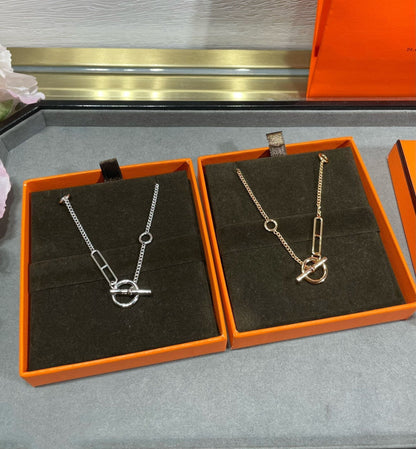 [⭐Aura]HM STERLING CHAINE D'ANCRE HEART