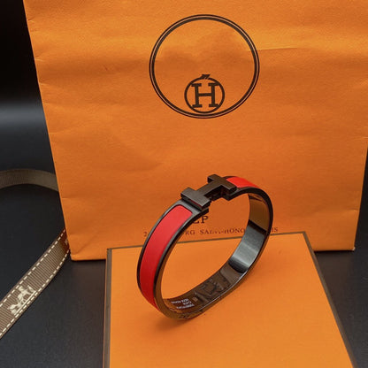 [⭐Aura]CLIC HM SO BLACK RED BRACELET