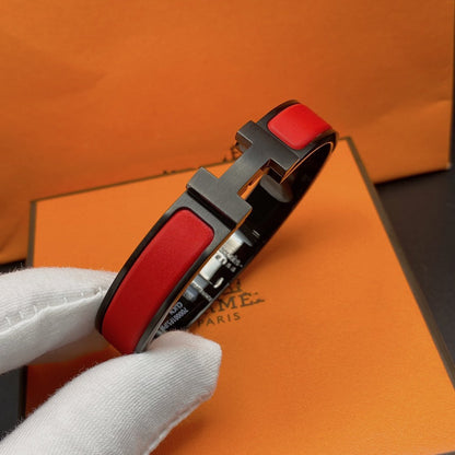 [⭐Aura]CLIC HM SO BLACK RED BRACELET