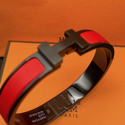 [⭐Aura]CLIC HM SO BLACK RED BRACELET