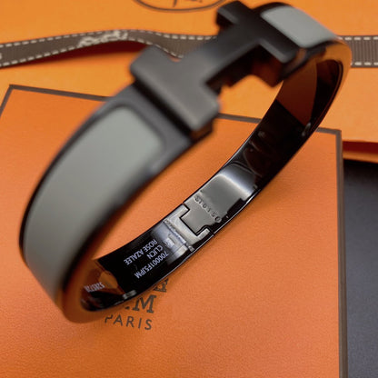 [⭐Aura]CLIC HM SO BLACK GREY BRACELET