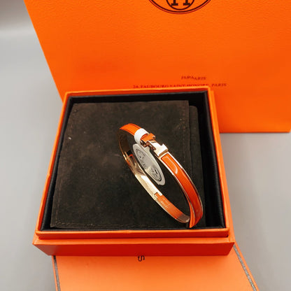[⭐Aura]CLASSIC HM CLIC RED 8MM ENAMEL BRACELET