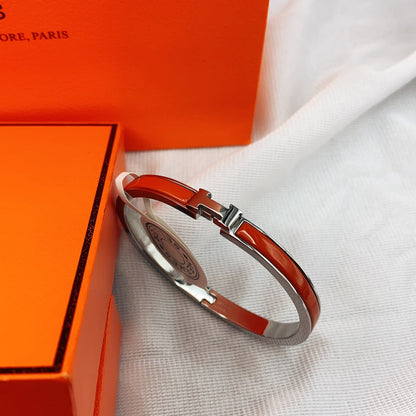 [⭐Aura]CLASSIC HM CLIC RED 8MM ENAMEL BRACELET