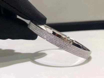 [⭐Aura]HM KELLY BRACELET IN SILVER AND FULL PAVE DIAMOND