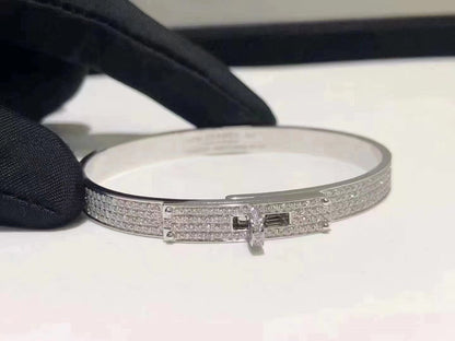 [⭐Aura]HM KELLY BRACELET IN SILVER AND FULL PAVE DIAMOND