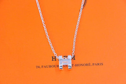 [⭐Aura]HM NECKLACE H LETTER OVAL SERIES