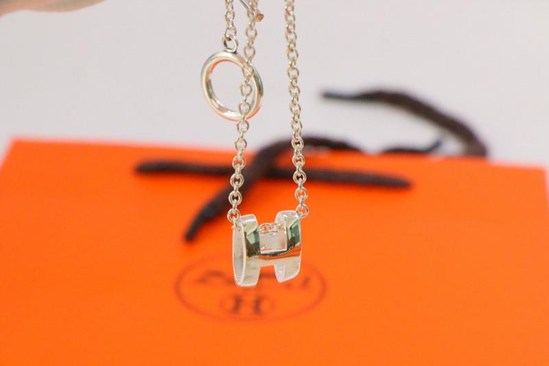 [⭐Aura]HM NECKLACE H LETTER OVAL SERIES