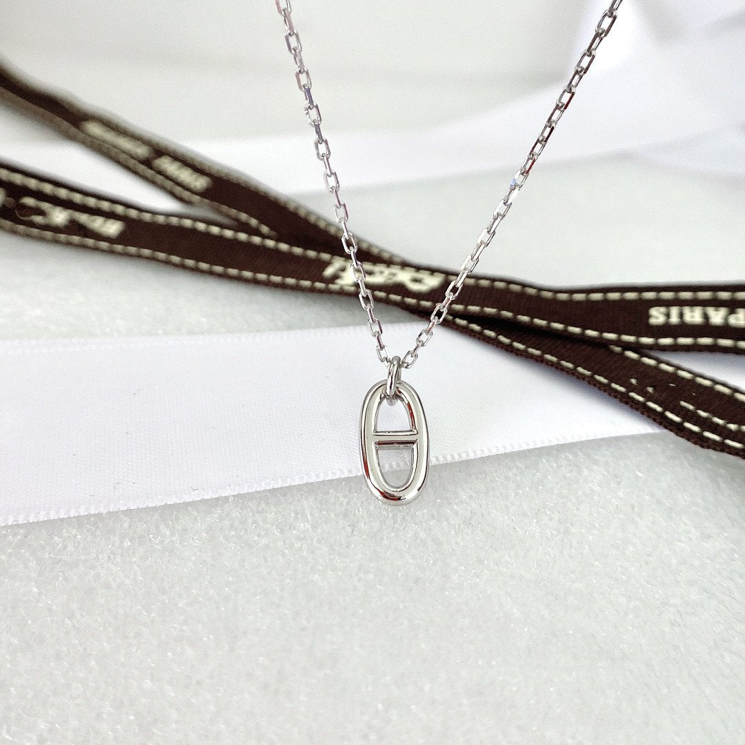 [⭐Aura]HM PIG NOSE NECKLACE