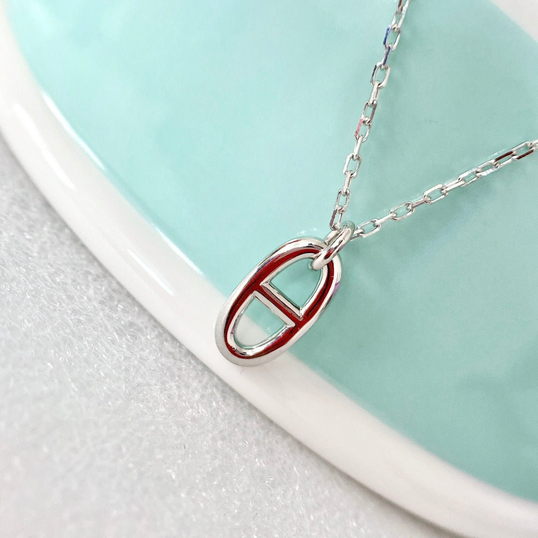 [⭐Aura]HM PIG NOSE NECKLACE