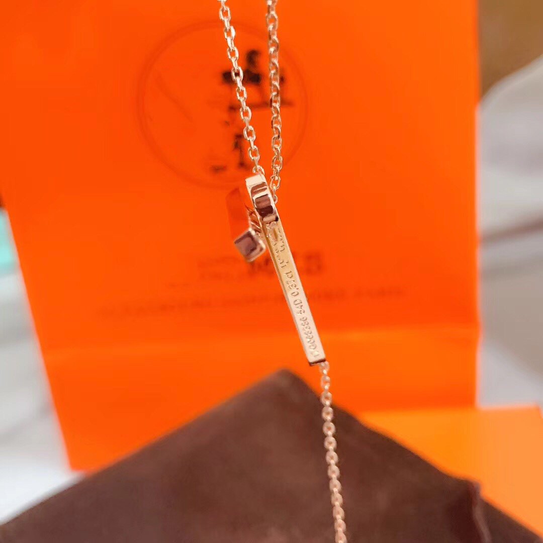 [⭐Aura]HM NECKLACE PLATINUM ROSE GOLD DIAMOND