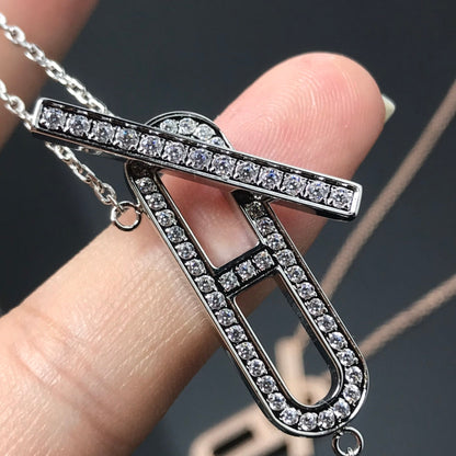 [⭐Aura]HM NECKLACE PLATINUM ROSE GOLD DIAMOND