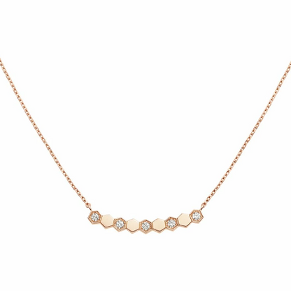 [⭐Aura]BEE MY LOVE DIAMOND NECKLACE
