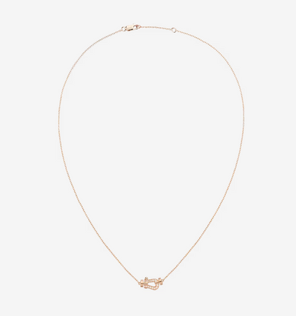 [⭐Aura]FORCE 10 DIAMOND PINK GOLD NECKLACE MINI MODEL