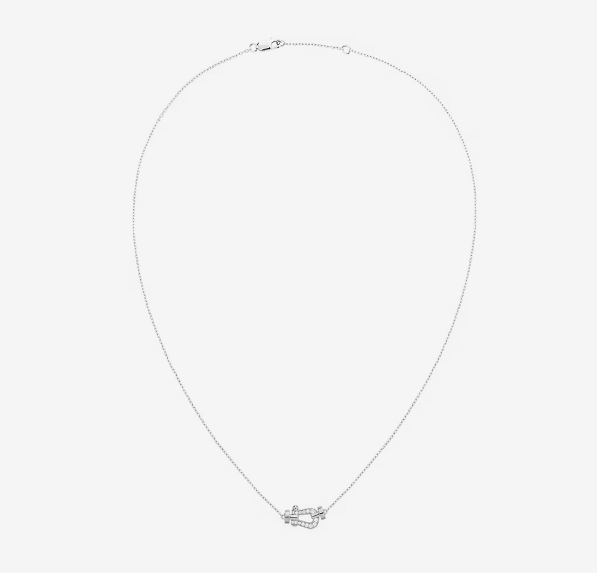 [⭐Aura]FORCE 10 DIAMOND SILVER NECKLACE MINI MODEL