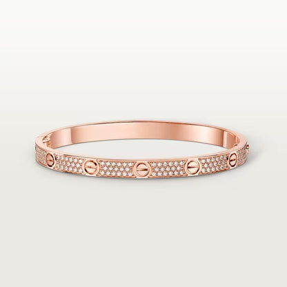 [⭐Aura]LOVE BRACELET 4.8MM DIAMOND-PAVED